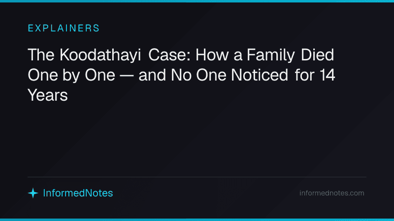 The Koodathayi Case: How a Family Died One by One — and No One Noticed for 14 Years